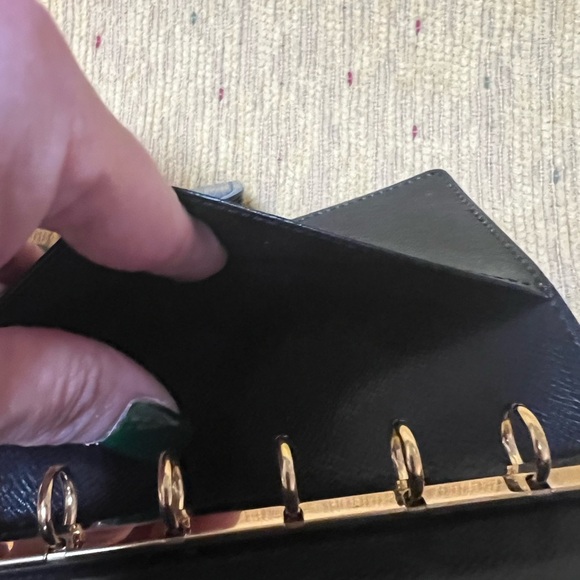 LOUIS VUITTON BLUE EPI LEATHER 6 RING AGENDA. UEC. - Picture 6 of 7